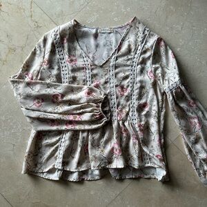 Altrd State Boho Floral Blouse